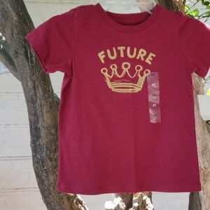 Epic threads girls shirt size 4T color crimson aut